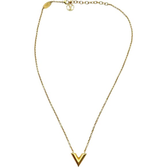 946267BM (S3) Louis Vuitton Necklace Gold Metal - Picture 1 of 11